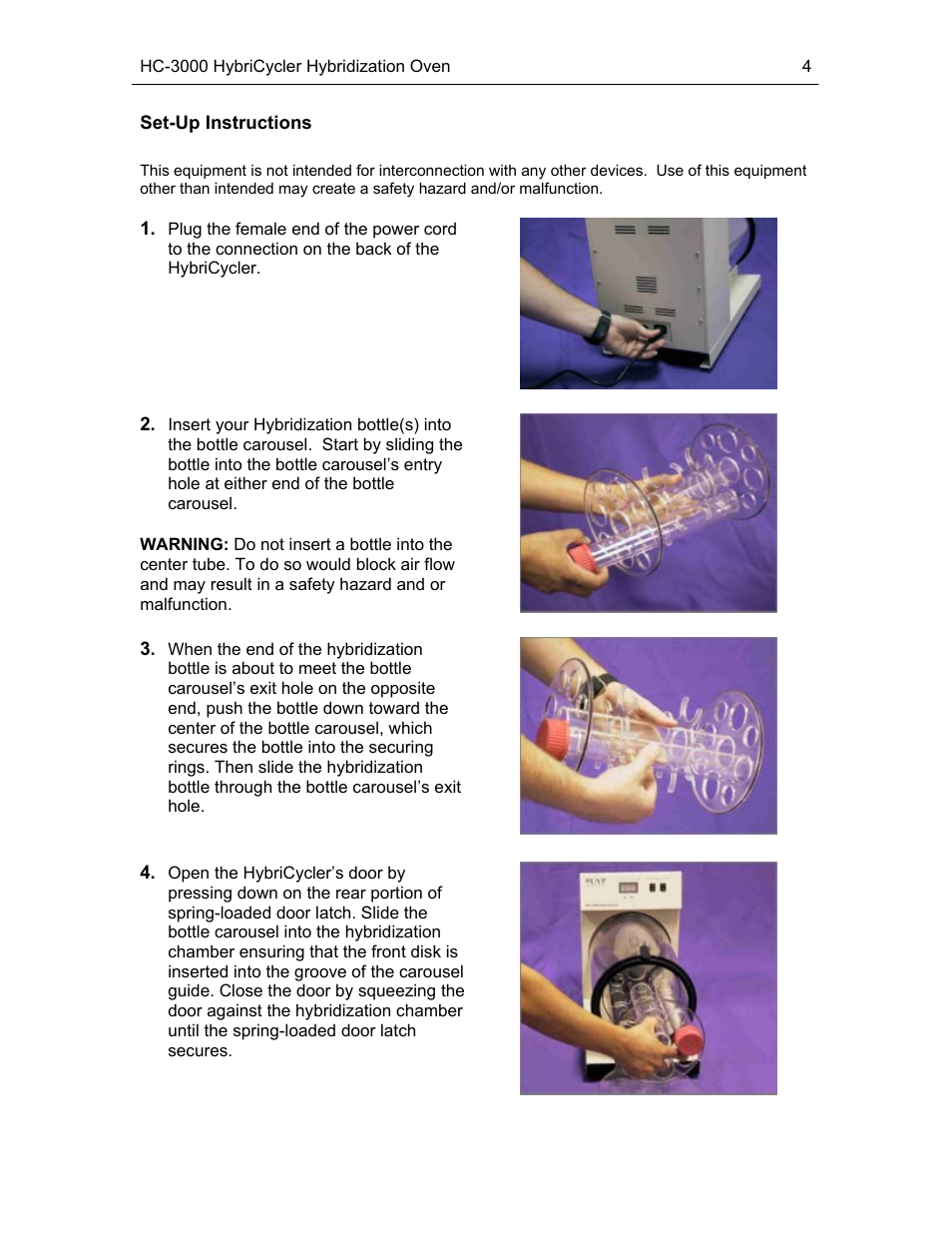 UVP HybriCycler User Manual | Page 4 / 15