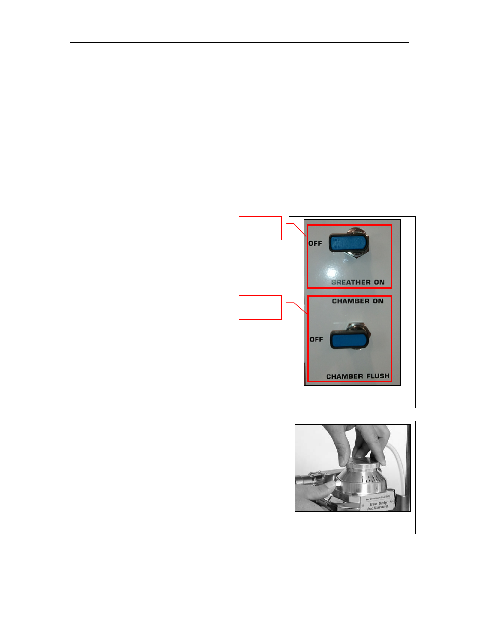 Operating the ibox anesthesia system, Setting the oxygen flow | UVP iBox Anesthesia System User Manual | Page 10 / 17