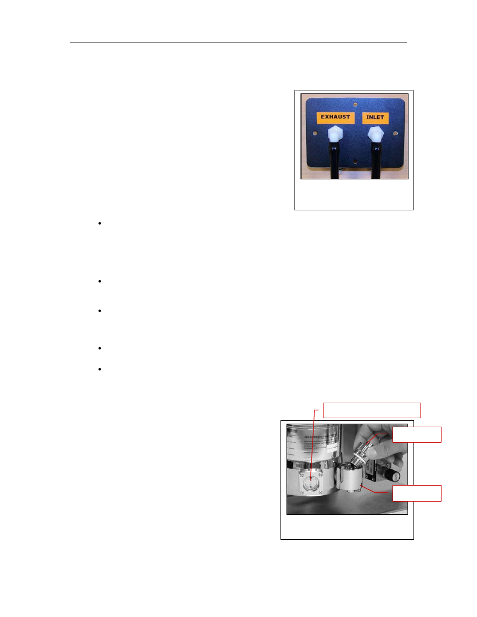 Inside the ibox darkroom, Vaporizer | UVP iBox Anesthesia System User Manual | Page 8 / 17