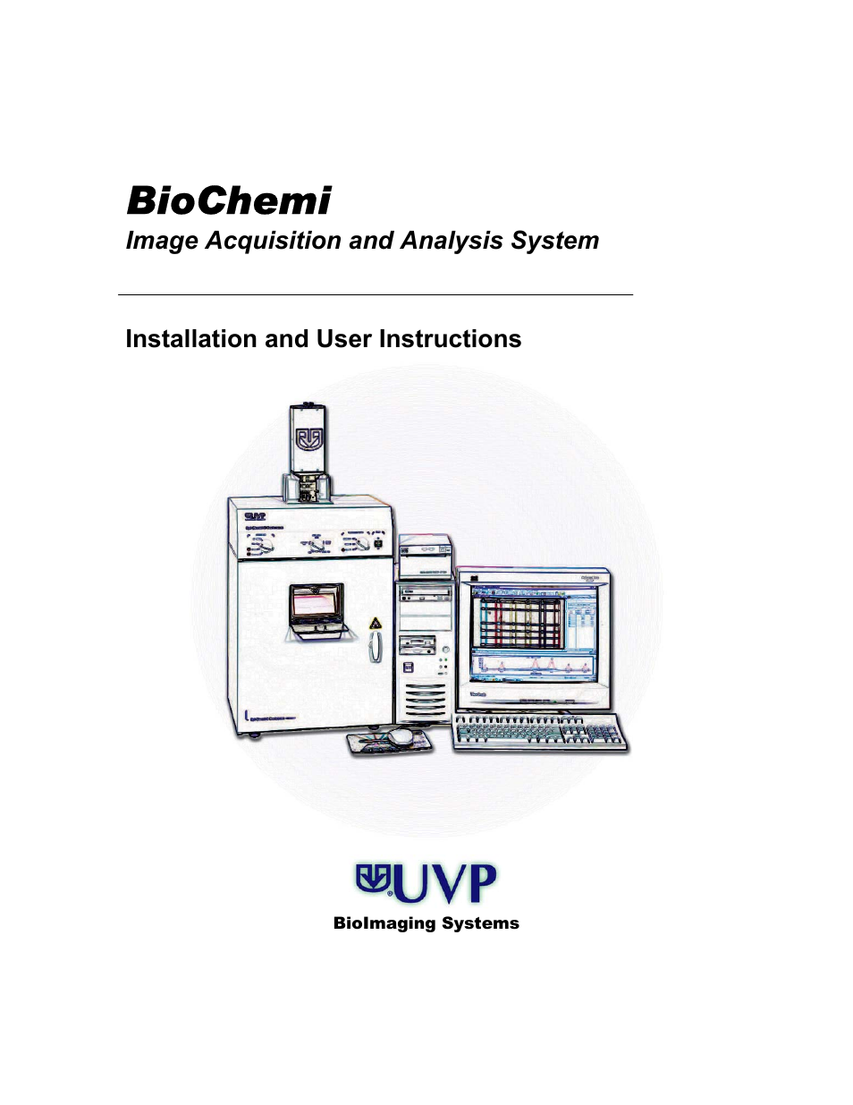 UVP BioChemi System with EpiChemi II Darkroom User Manual | 38 pages