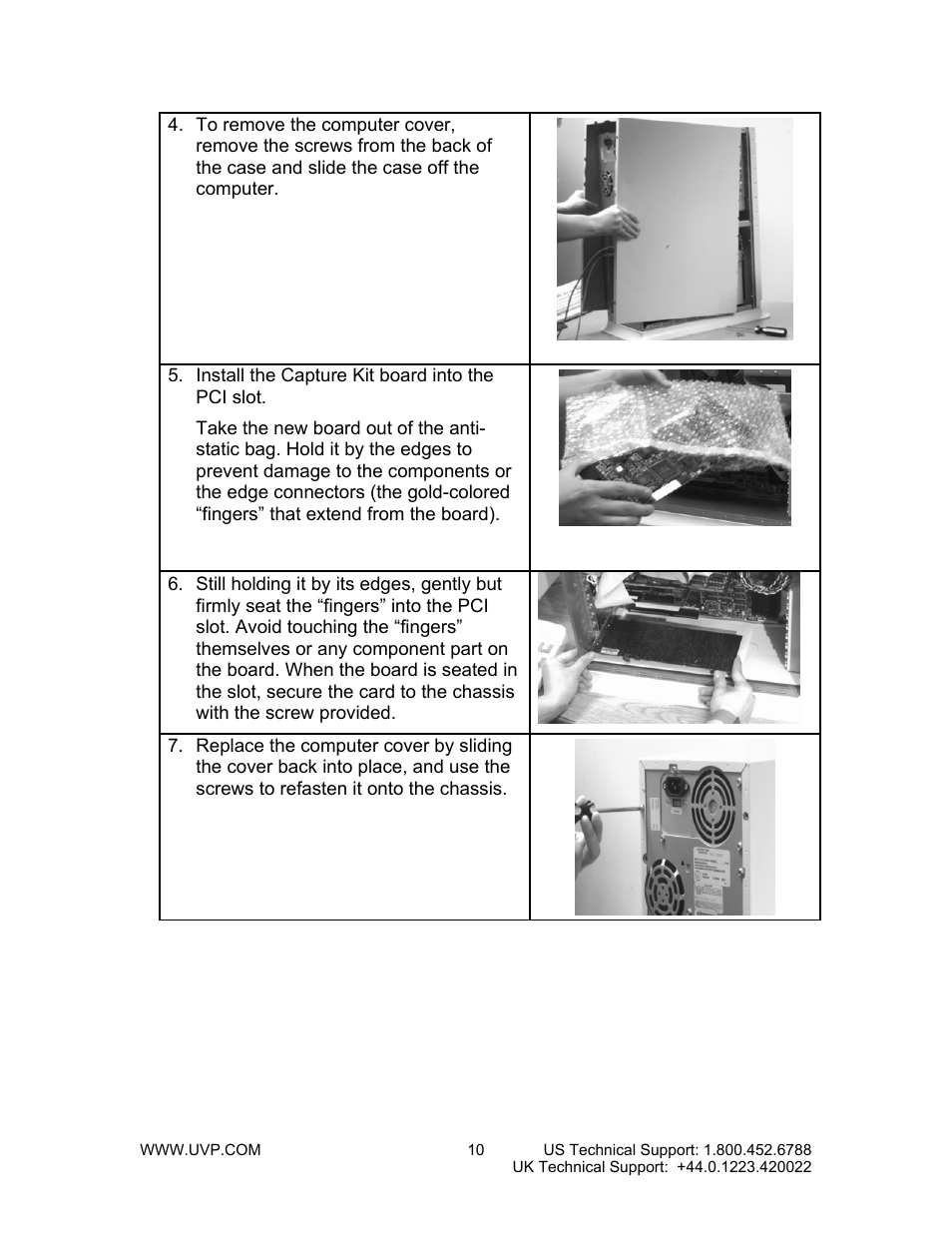 UVP BioChemi System with EpiChemi II Darkroom User Manual | Page 10 / 38