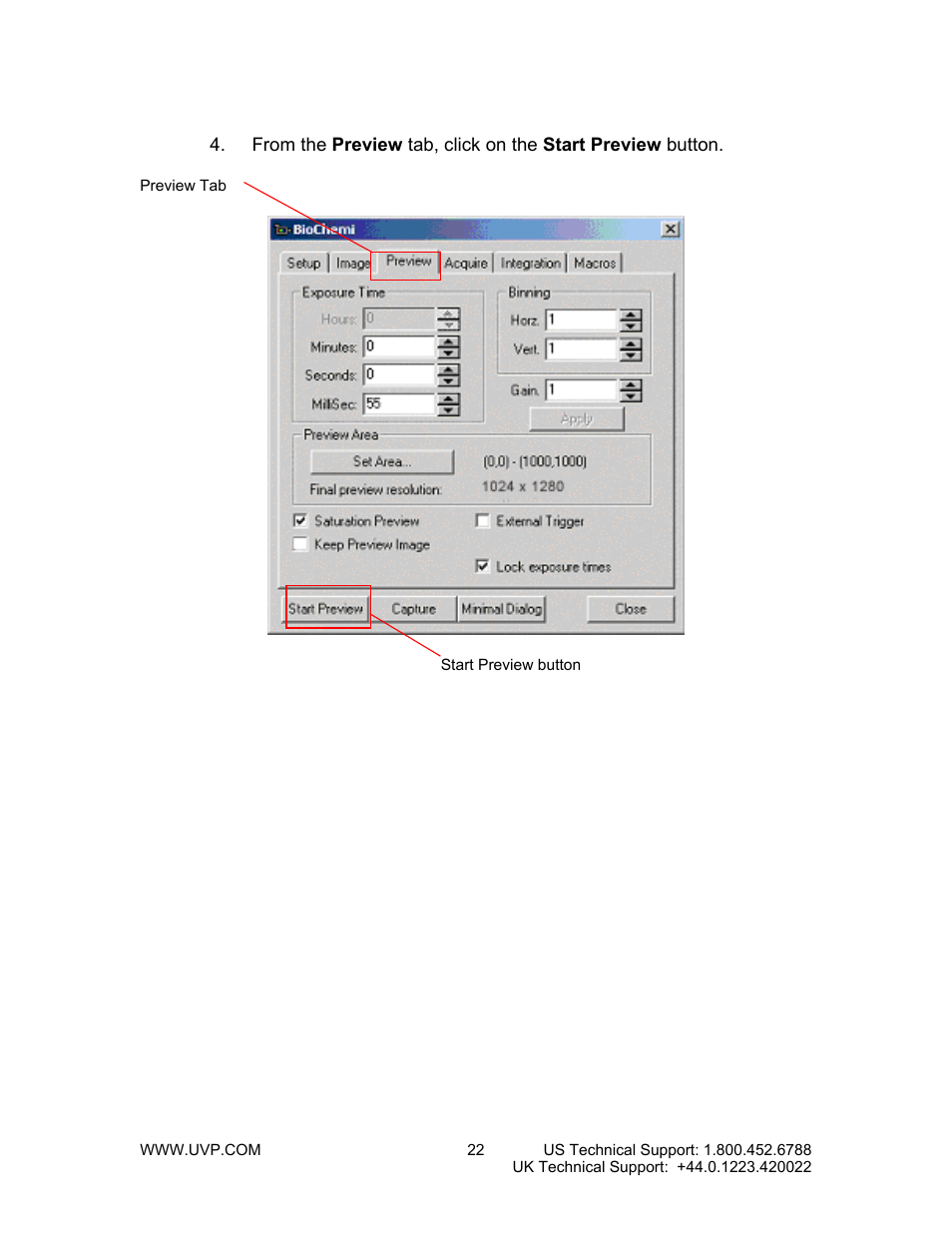 UVP BioChemi System with EpiChemi II Darkroom User Manual | Page 22 / 38