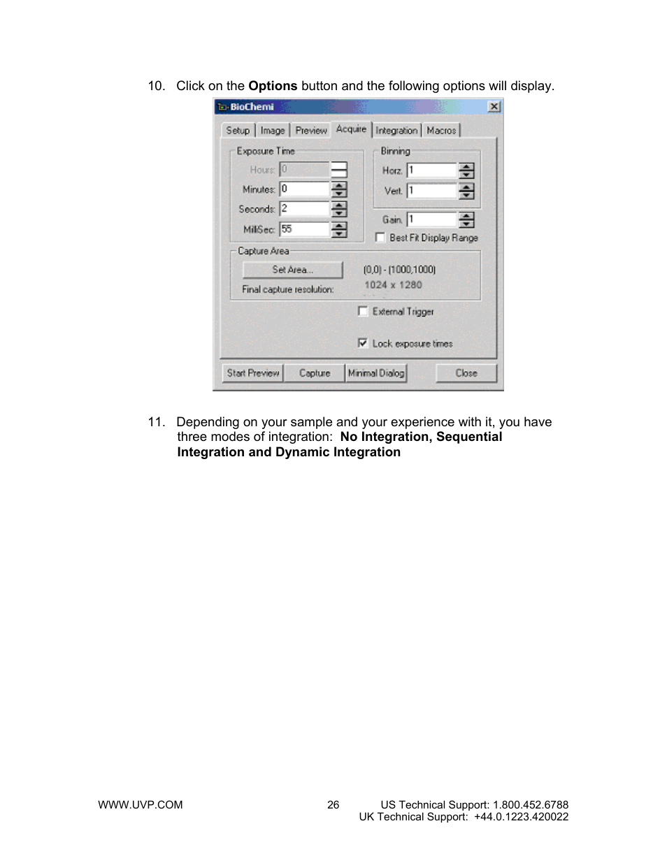 UVP BioChemi System with EpiChemi II Darkroom User Manual | Page 26 / 38