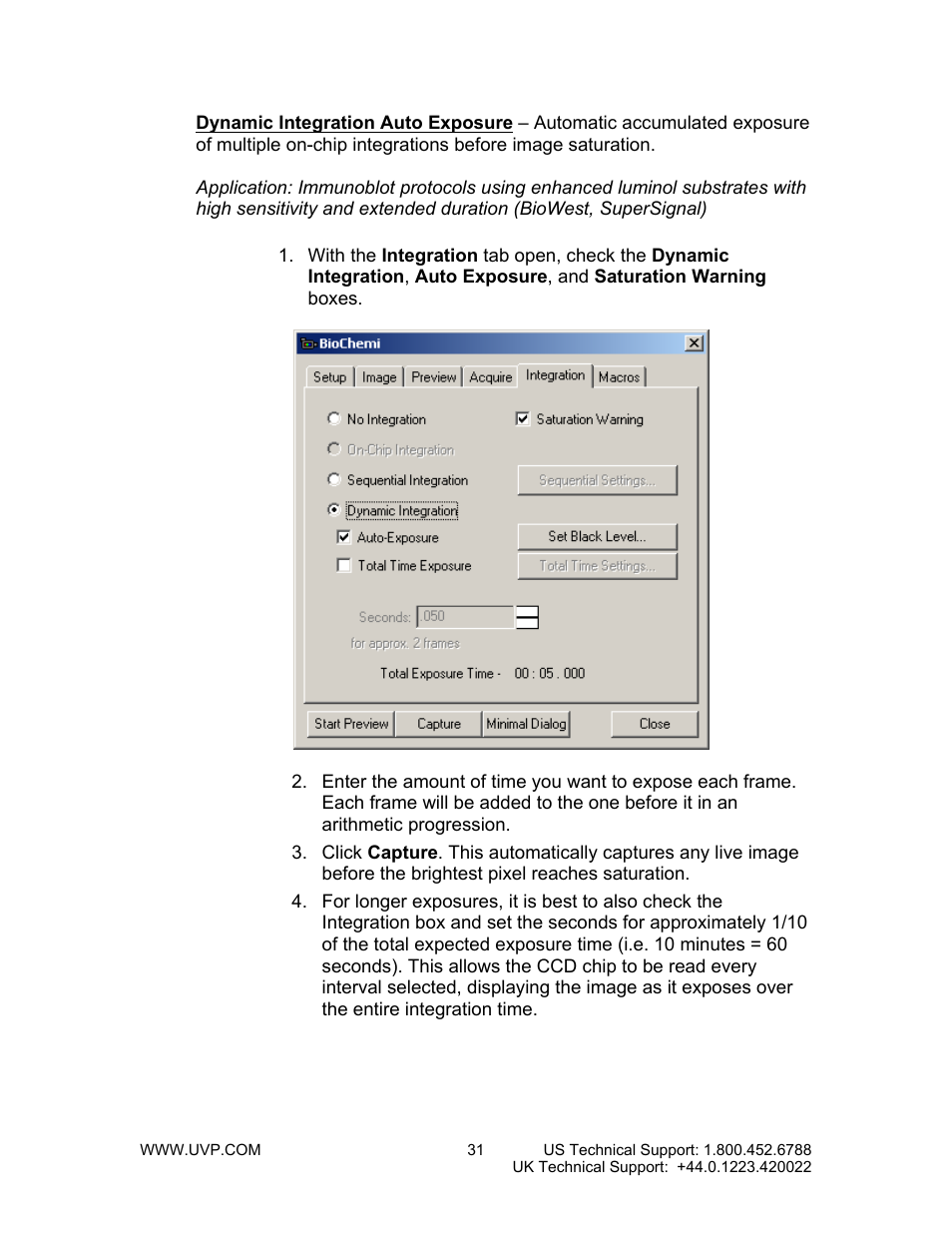 UVP BioChemi System with EpiChemi II Darkroom User Manual | Page 31 / 38