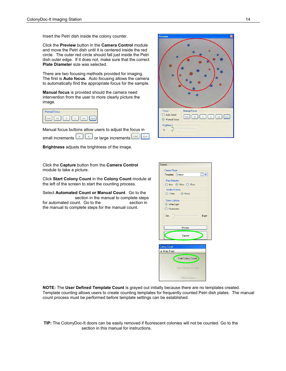 UVP ColonyDoc-It Imaging Station User Manual | Page 14 / 48