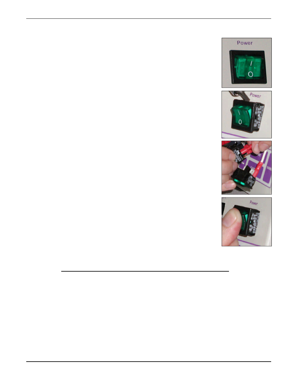 Repairs and replacement parts, Switch replacement procedures, Replacement parts | UVP EC3 Imaging System User Manual | Page 9 / 10