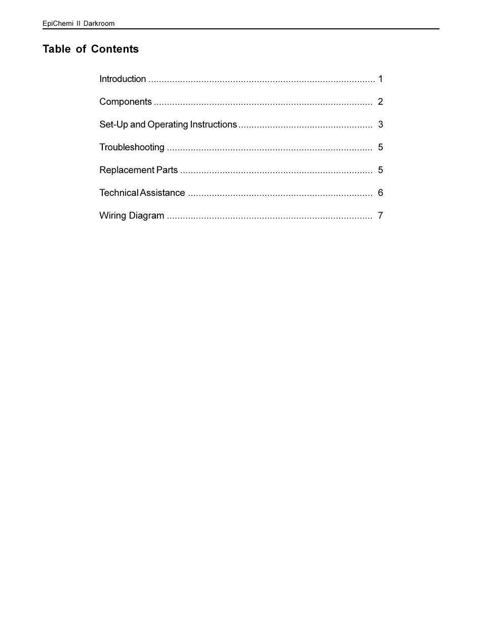 UVP EpiChemi II Darkroom User Manual | Page 2 / 10