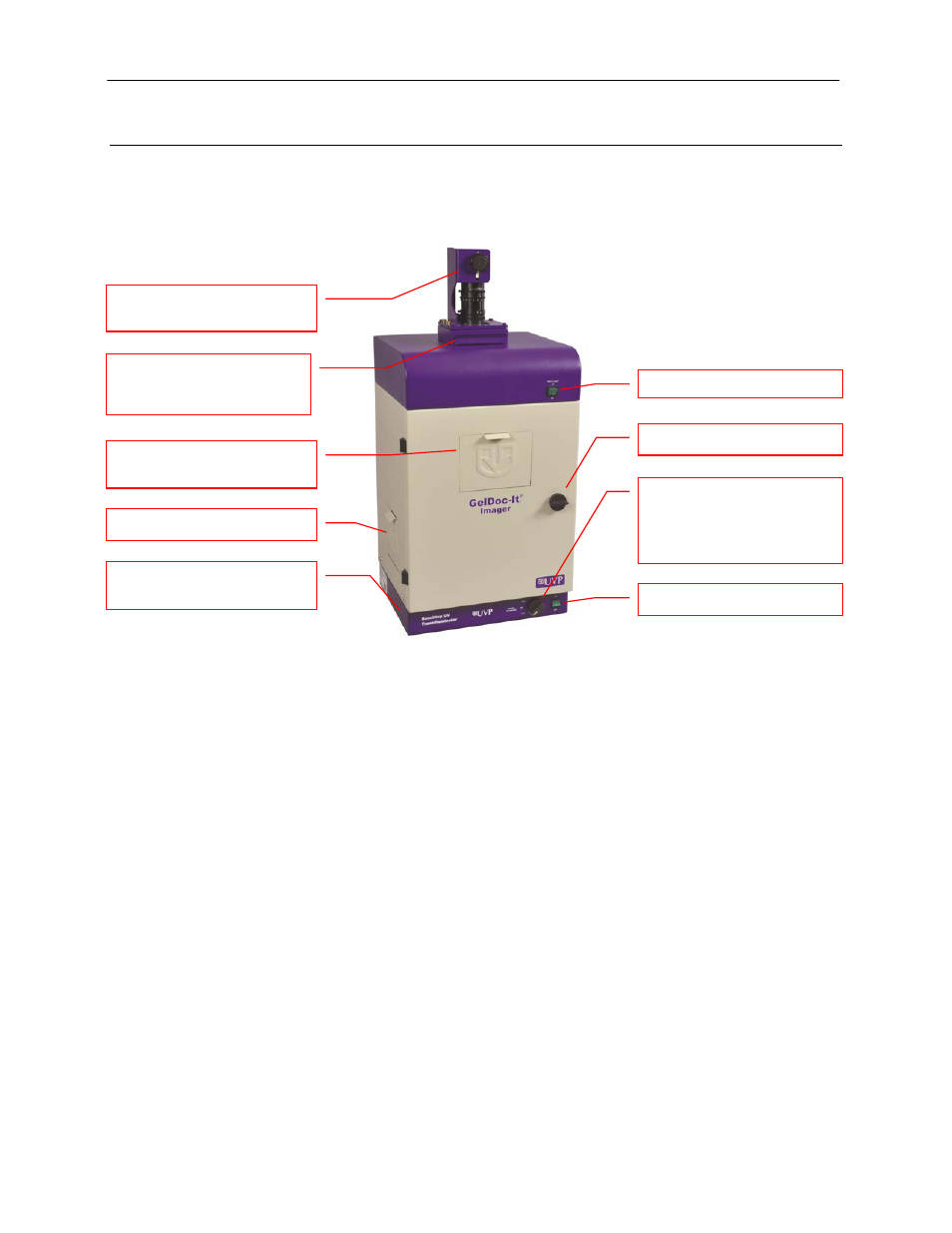 System components | UVP GelDoc-Ite Imager User Manual | Page 3 / 12
