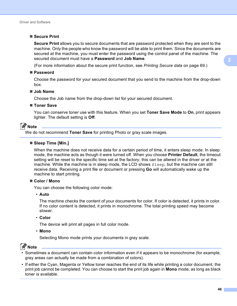 Brother HL 4150CDN User Manual | Page 52 / 199
