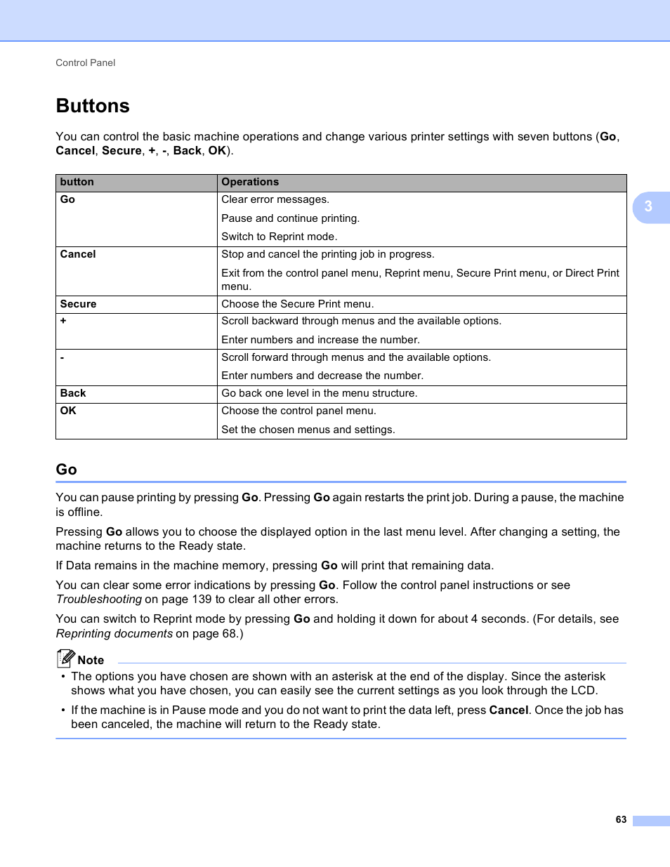 Buttons | Brother HL 4150CDN User Manual | Page 69 / 199