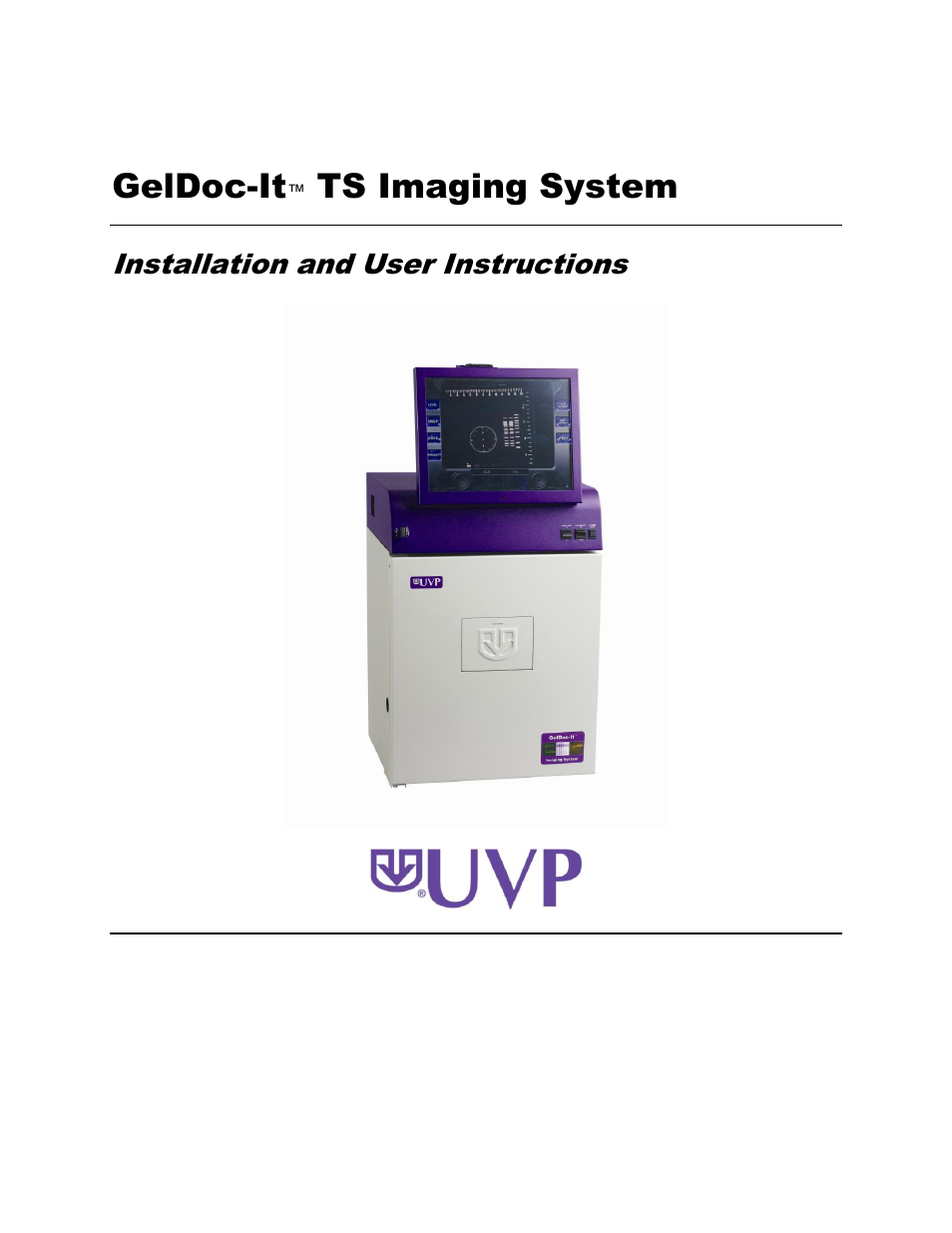 UVP GelDoc-It TS Imaging System User Manual | 14 pages