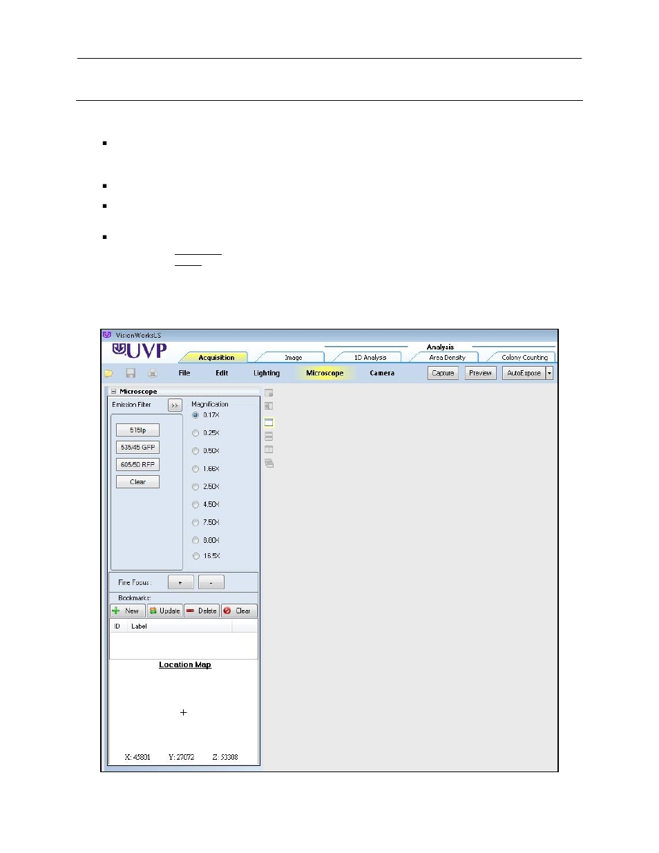 Operation, Preparing the system | UVP iBox Explorer Imaging Microscope User Manual | Page 14 / 21