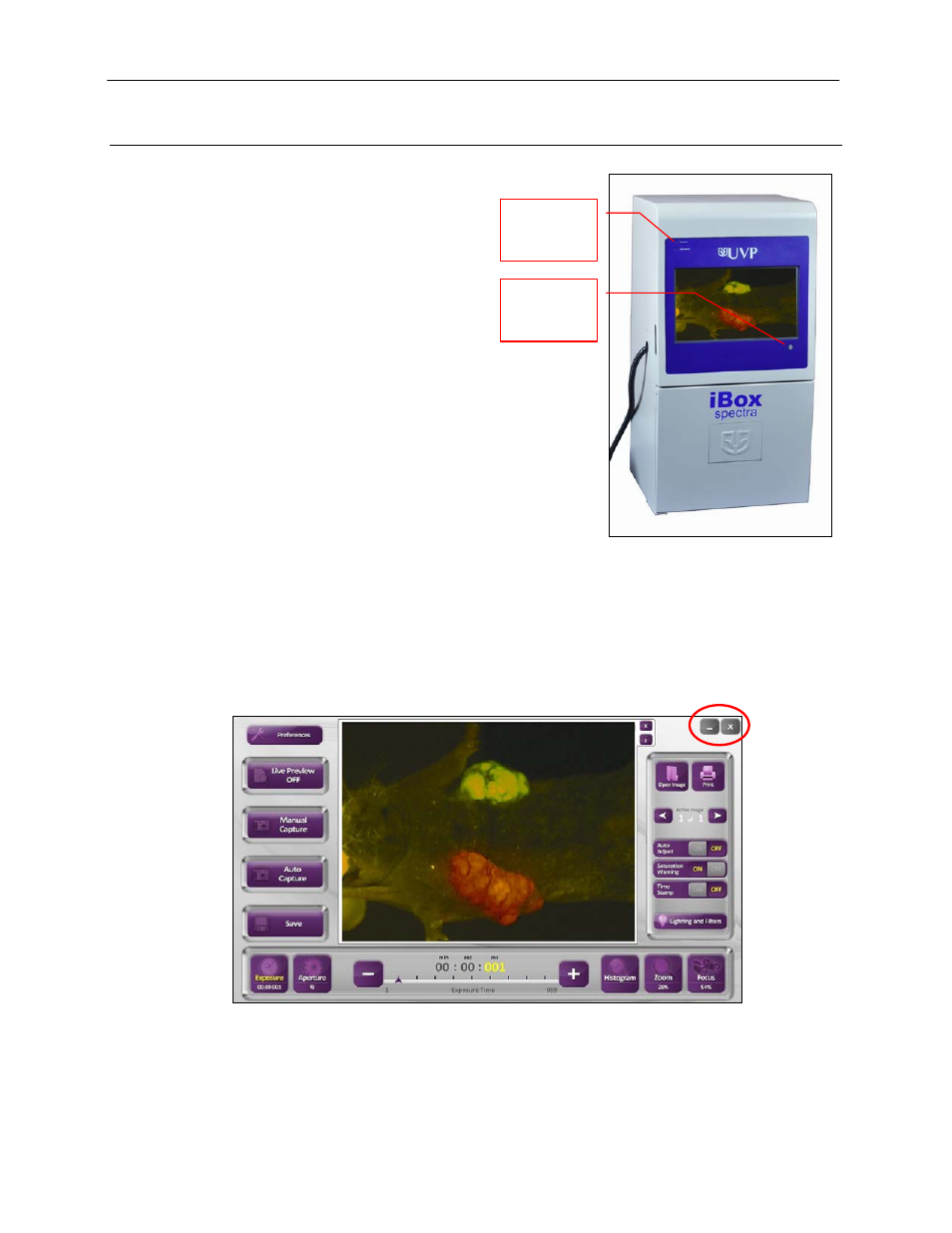 Powering up the system, Operating the ts2 software interface, Using the system | UVP iBox Spectra Small Animal Imaging System User Manual | Page 10 / 14