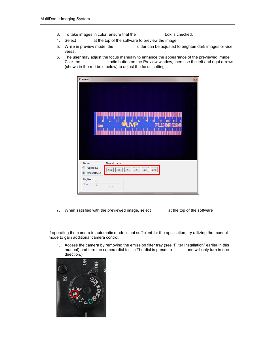 Optional camera setup (image acquisition) | UVP MultiDoc-It Imaging System User Manual | Page 7 / 10