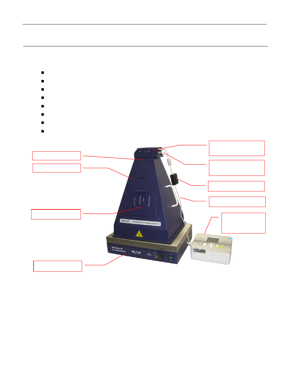 Components, Camera | UVP PhotoDoc-It Imaging System User Manual | Page 2 / 10
