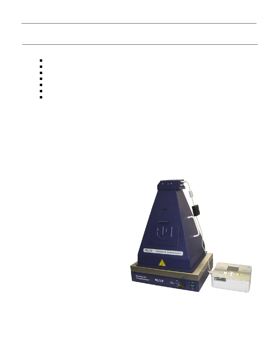 System set-up, Placing the hood on the transilluminator, Ethidium bromide filter installation | UVP PhotoDoc-It Imaging System User Manual | Page 4 / 10