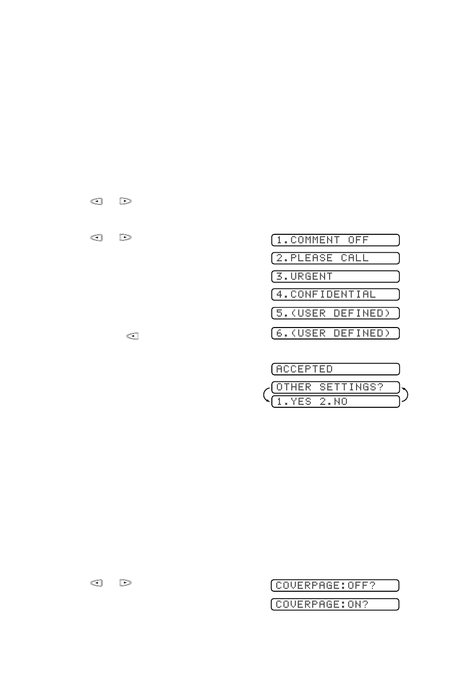 For fax-222/333mc only) -4 | Brother FAX-222 User Manual | Page 44 / 99