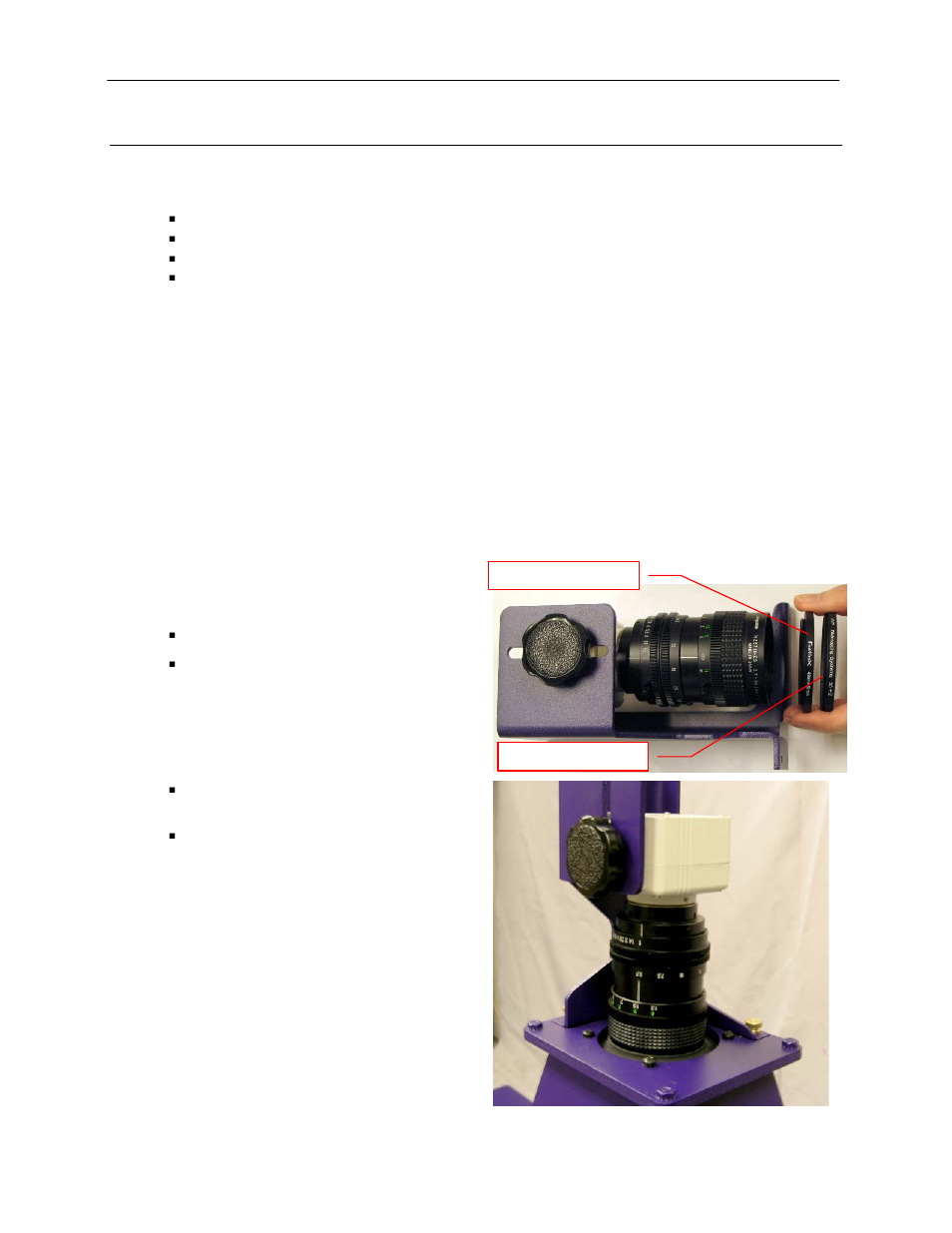 Setup instructions, Components, Camera setup | UVP VisiDoc-It Imaging System User Manual | Page 6 / 16