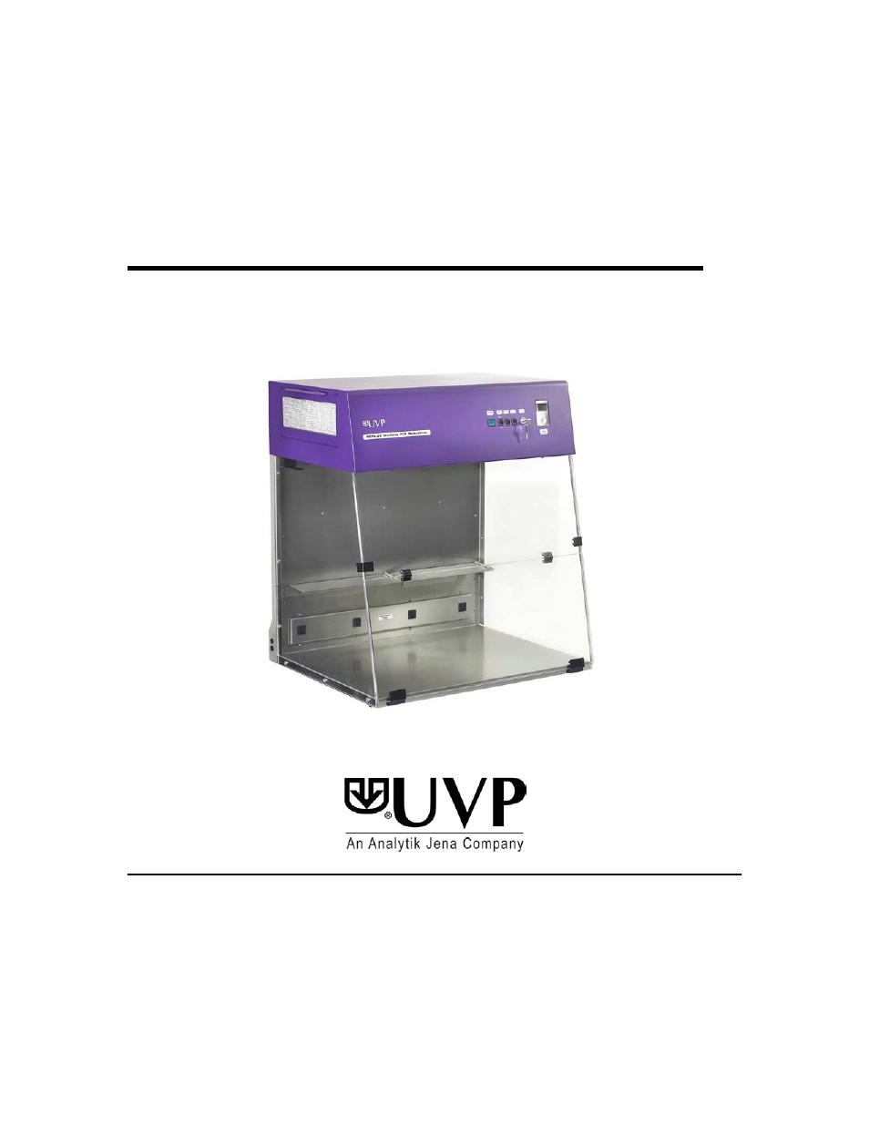 UVP HEPA/UV PCR Systems User Manual | 16 pages