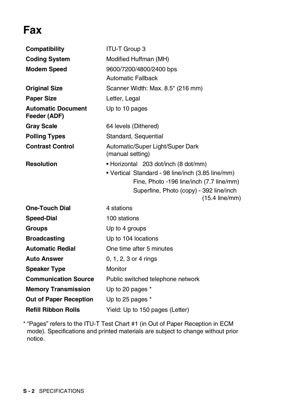 Brother FAX-565 User Manual | Page 111 / 119