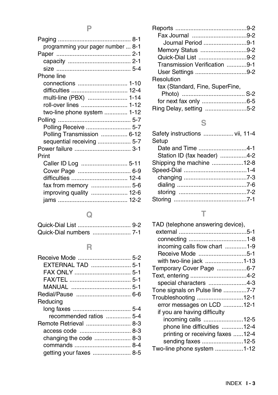 Brother FAX-565 User Manual | Page 114 / 119