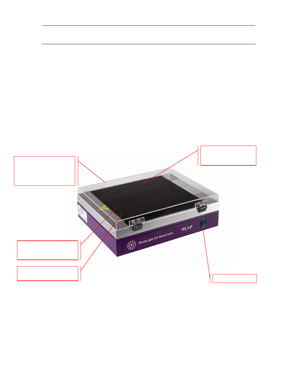 Introduction | UVP FirstLight UV Transilluminators User Manual | Page 2 / 8
