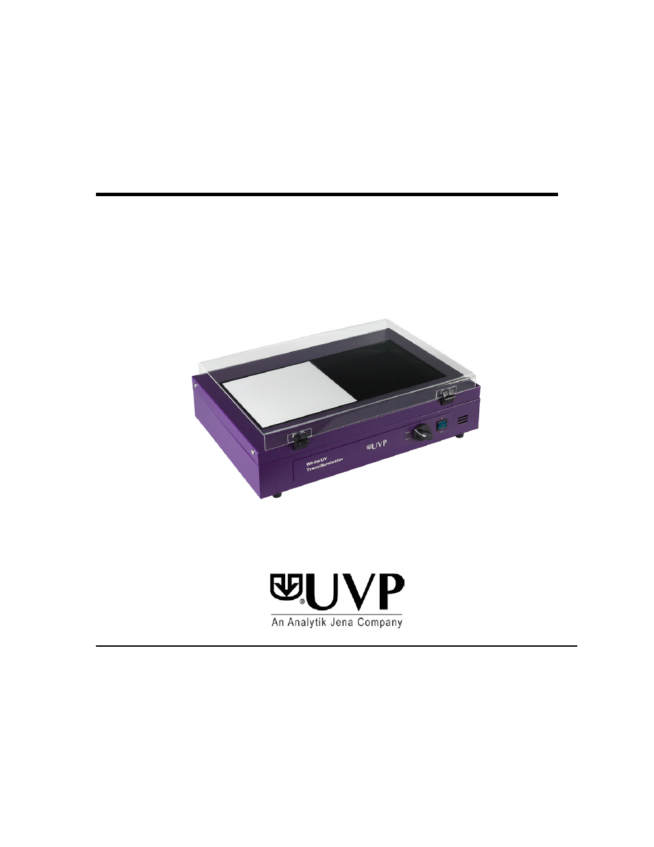 UVP White/UV Transilluminators User Manual | 5 pages