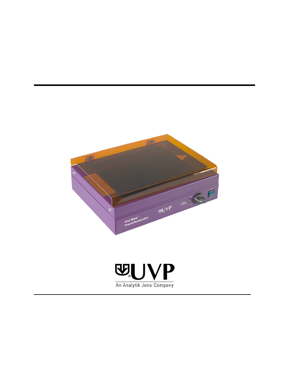 UVP Visi-Blue Transilluminators User Manual | 5 pages