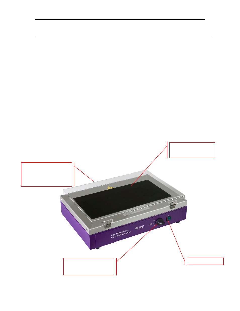 Introduction | UVP High Performance UV Transilluminators User Manual | Page 2 / 7