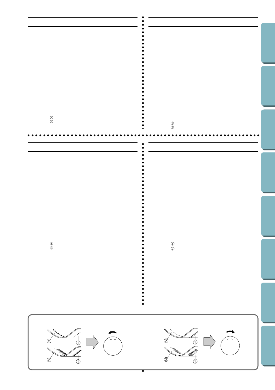 Thread tension, Tension du fil, Tensión de los hilos | Tensão da linha, A-1 a, B-1 b | Brother LS-1717 User Manual | Page 31 / 82