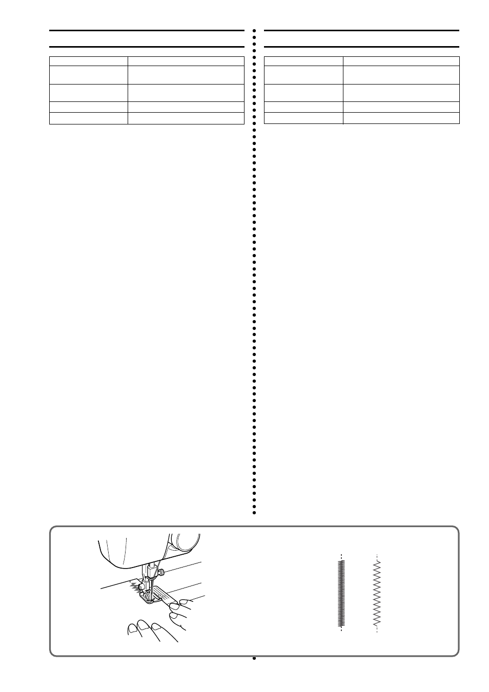 Puntada zigzag, Ponto em zig-zag | Brother LS-1717 User Manual | Page 42 / 82