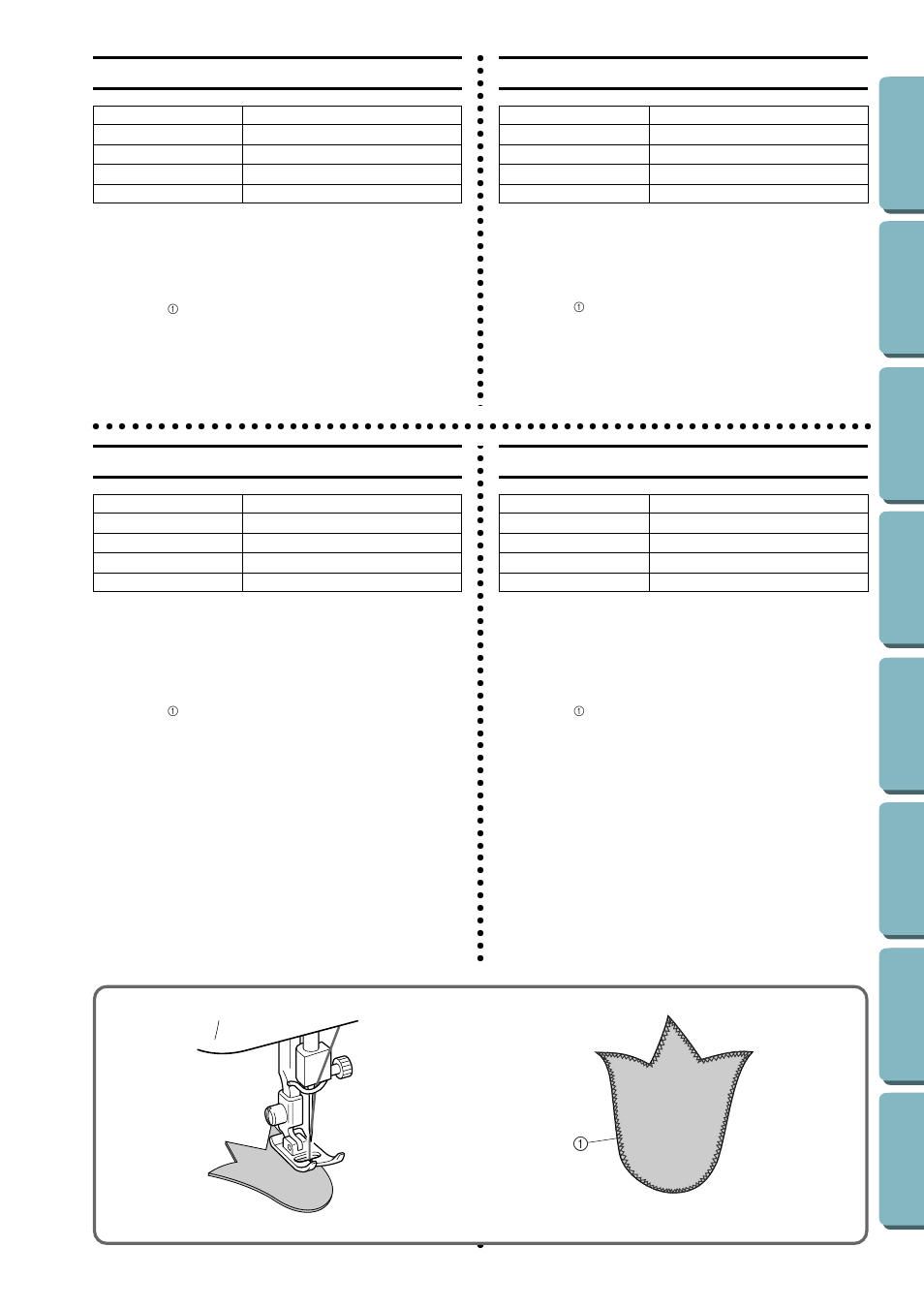 Appliques, Aplicaciones | Brother LS-1717 User Manual | Page 57 / 82