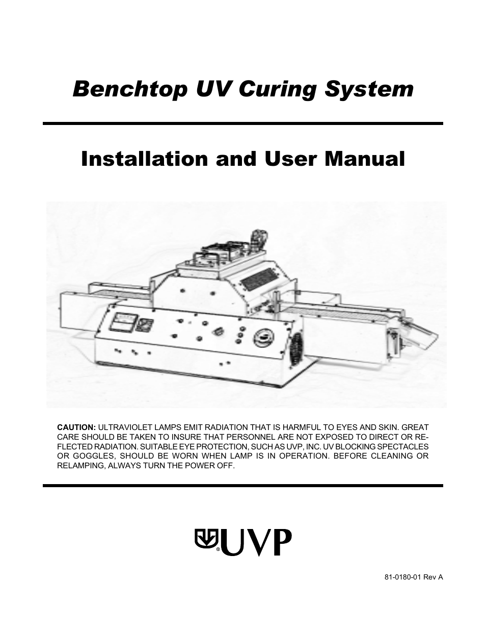 UVP Benchtop Curing System User Manual | 21 pages