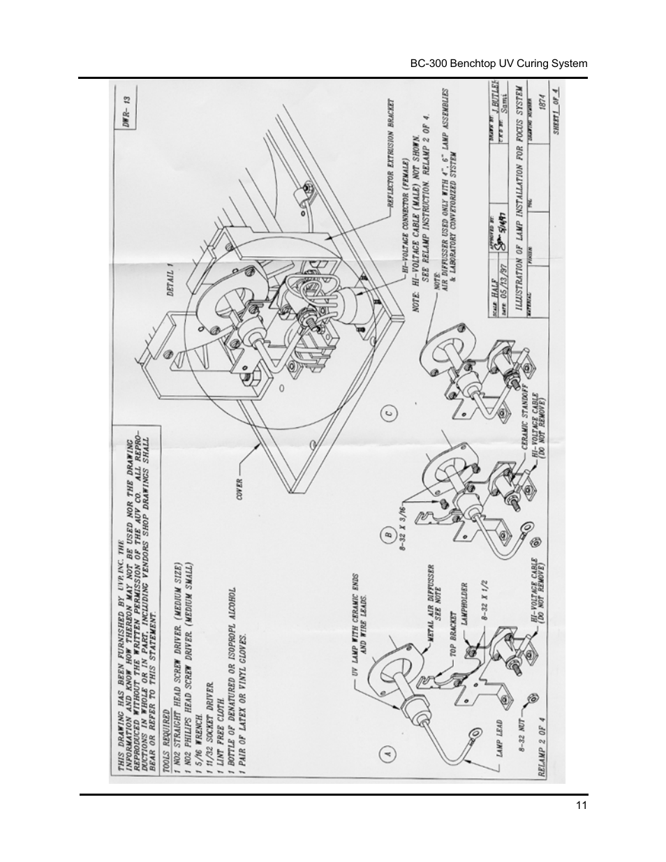 UVP Benchtop Curing System User Manual | Page 12 / 21