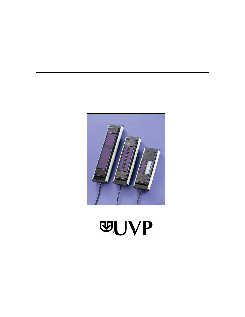 UVP EL Series User Manual | 8 pages