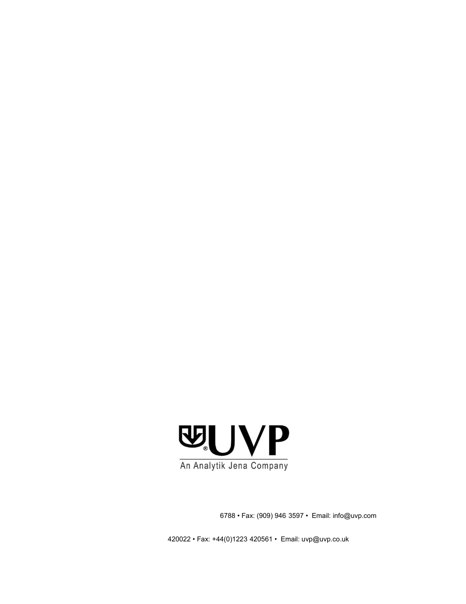 Product warranty | UVP 3UV Series User Manual | Page 3 / 3