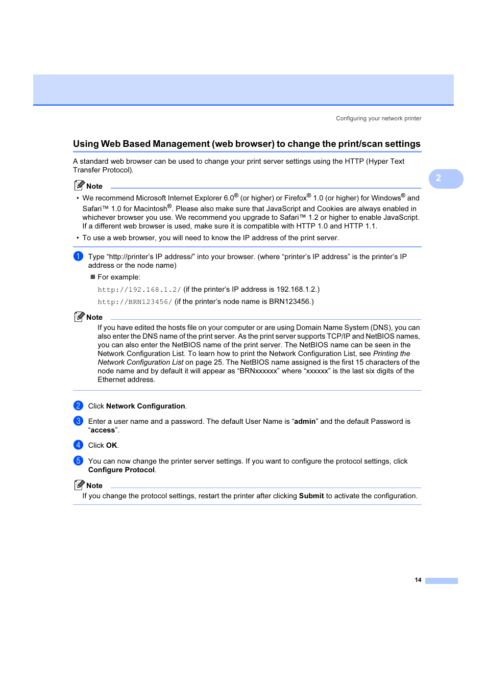 Brother DCP 9040CN User Manual | Page 20 / 102