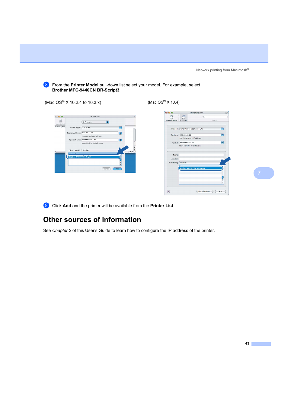 Other sources of information | Brother DCP 9040CN User Manual | Page 49 / 102