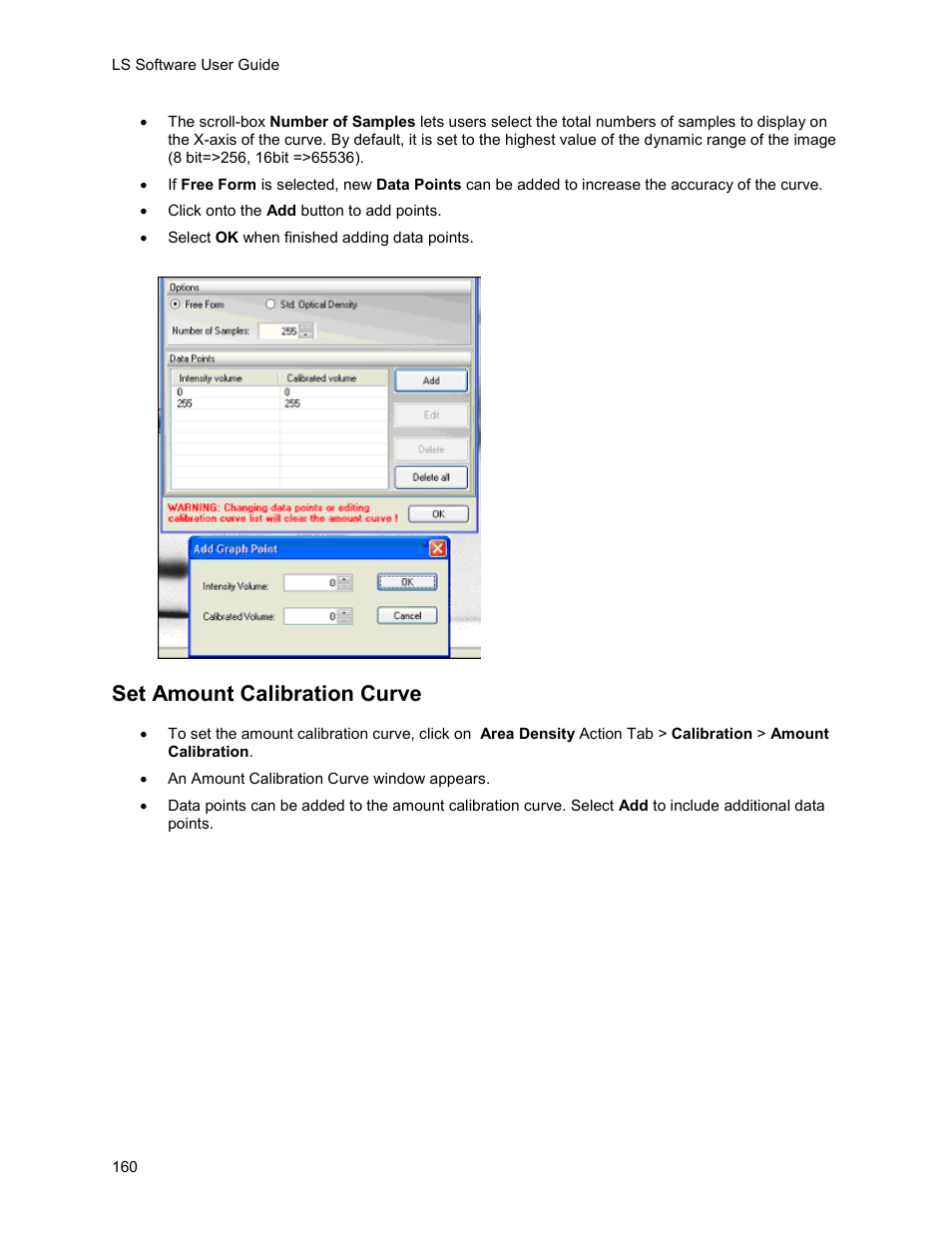 Set amount calibration curve | UVP Life Science User Manual | Page 174 / 269