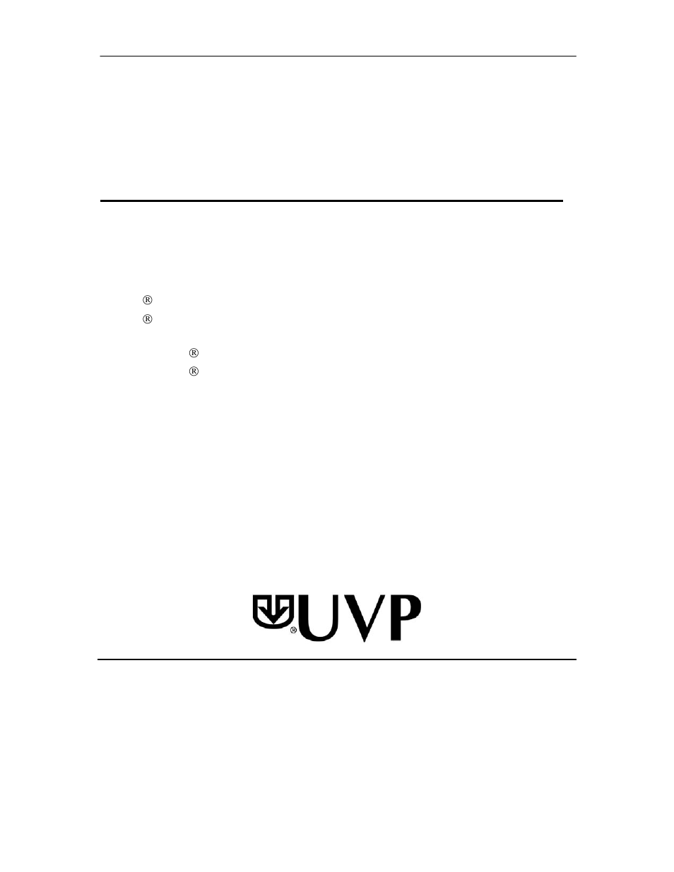 UVP Life Science User Manual | 9 pages