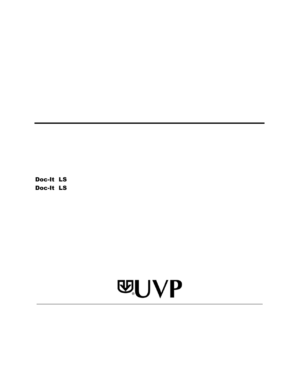 UVP Doc-It Life Science User Manual | 111 pages