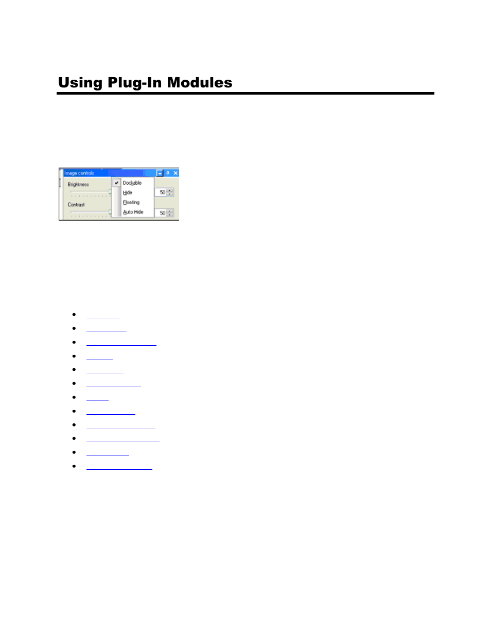 Using plug-in modules, Overview, Plug-in modules | UVP Doc-It Life Science User Manual | Page 20 / 111
