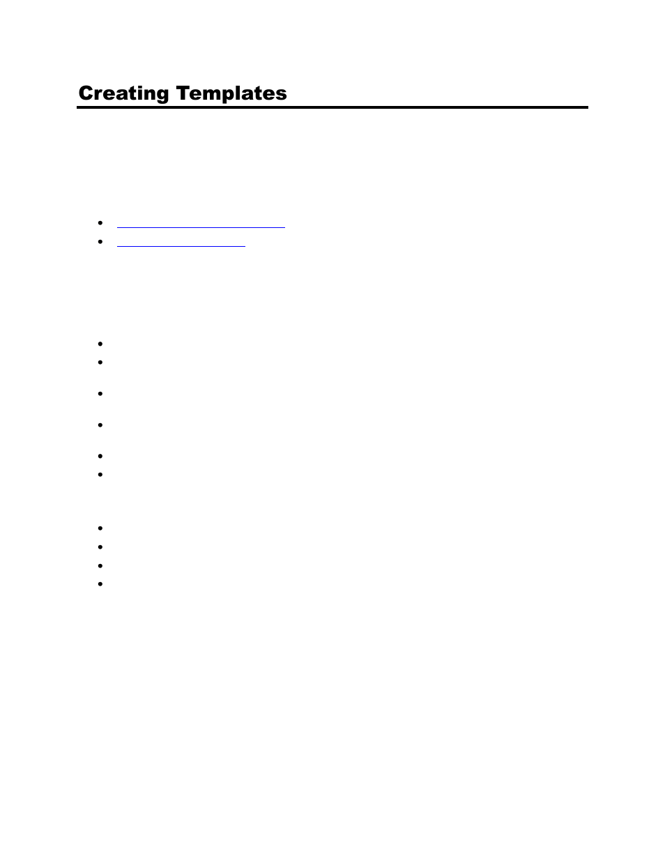 Creating templates, Set-up templates, Edit and delete templates | Set-up canon capture templates | UVP Doc-It Life Science User Manual | Page 36 / 111