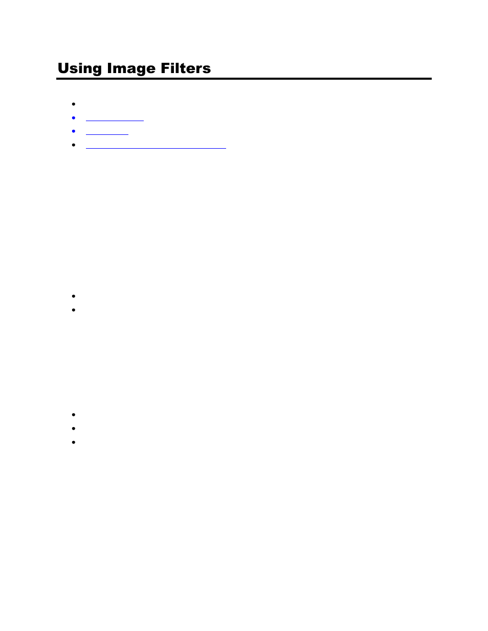 Using image filters, Overview, Filter navigation | Filter menu, Filter plugins, Filters | UVP Doc-It Life Science User Manual | Page 42 / 111