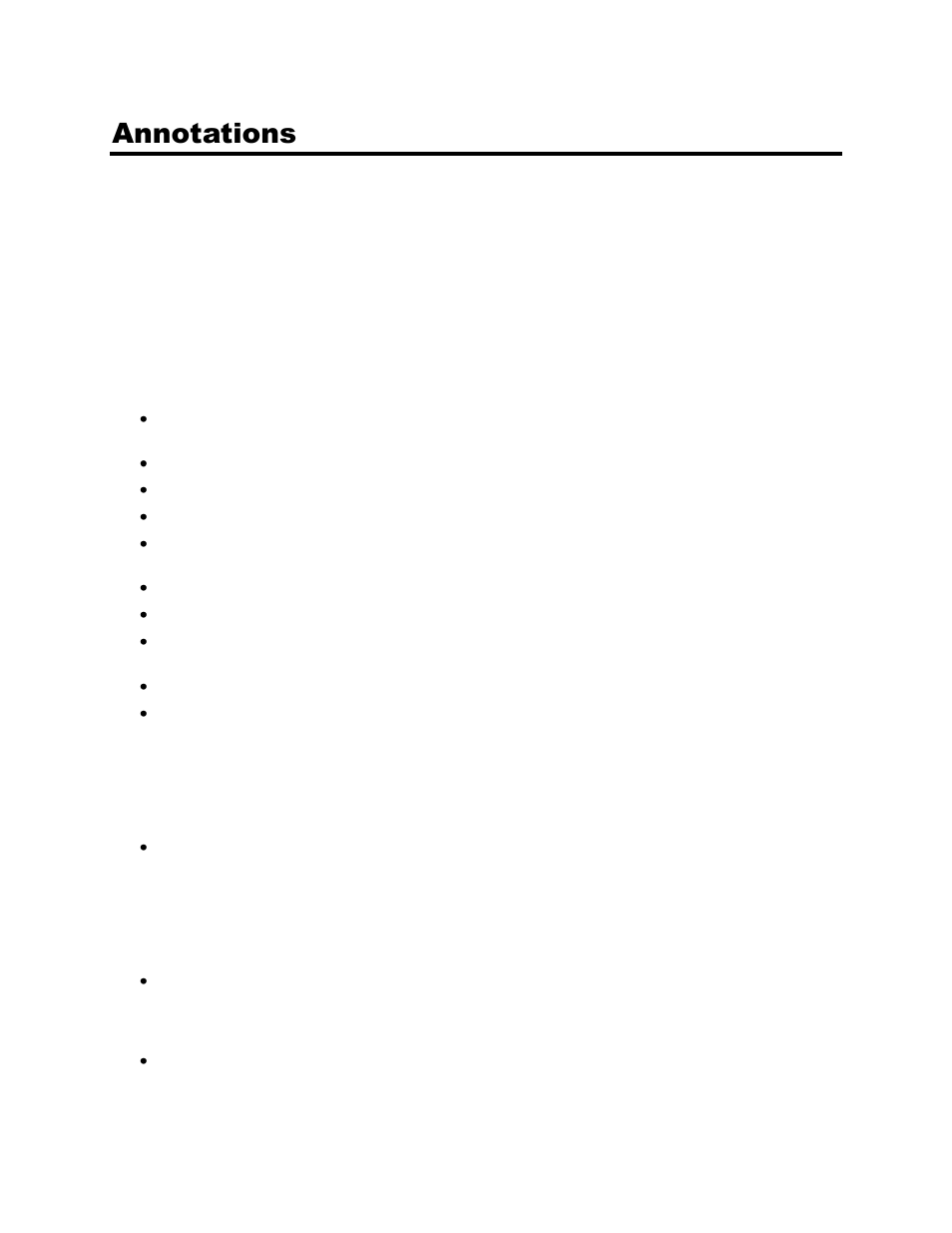 Annotations, Overview, Types of annotation | UVP Doc-It Life Science User Manual | Page 56 / 111