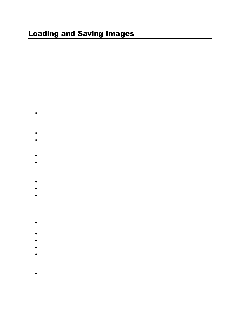 Loading and saving images, Loading images, Saving images | UVP Doc-It Life Science User Manual | Page 62 / 111