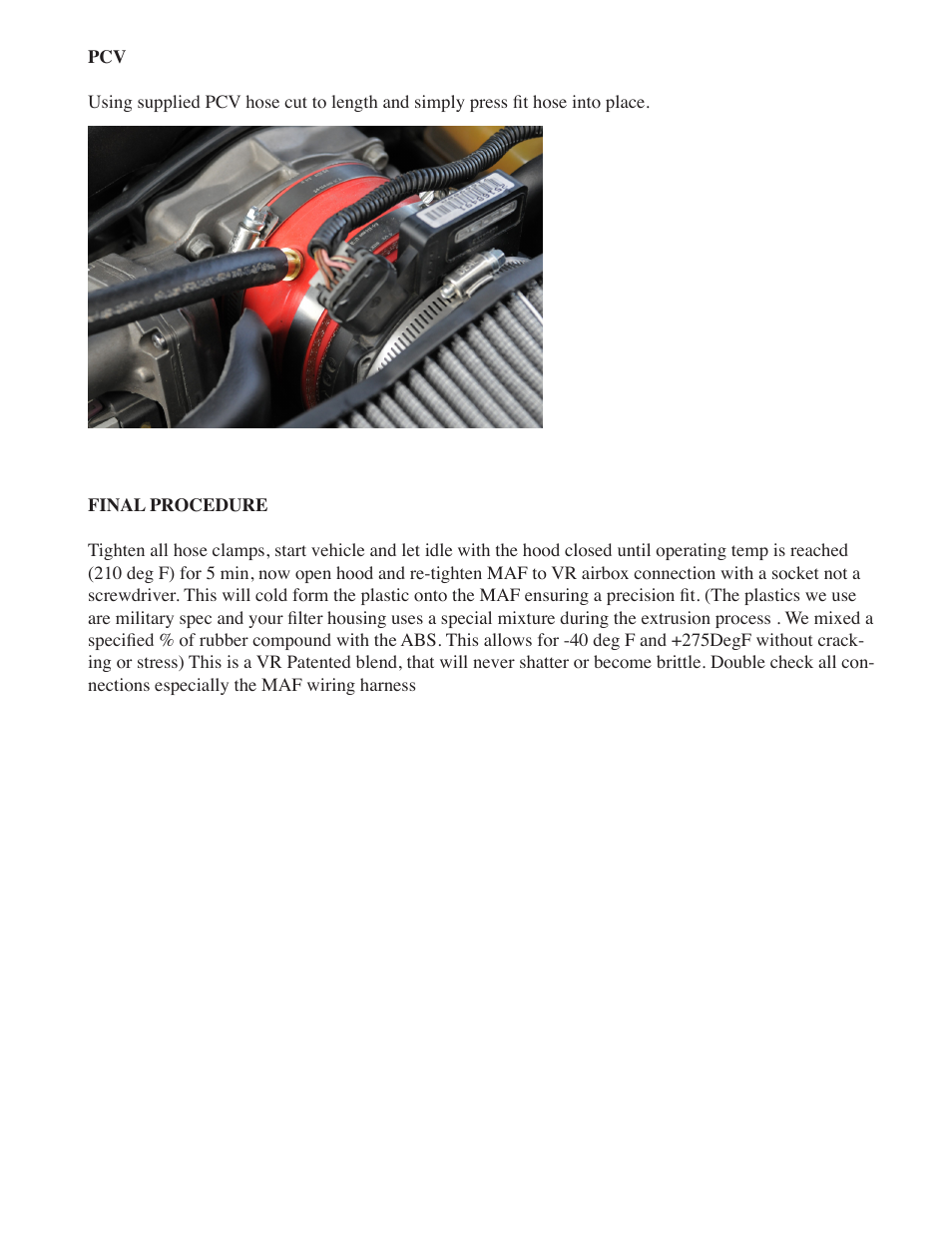 Vararam VR-SDR GTO/Holden User Manual | Page 8 / 9