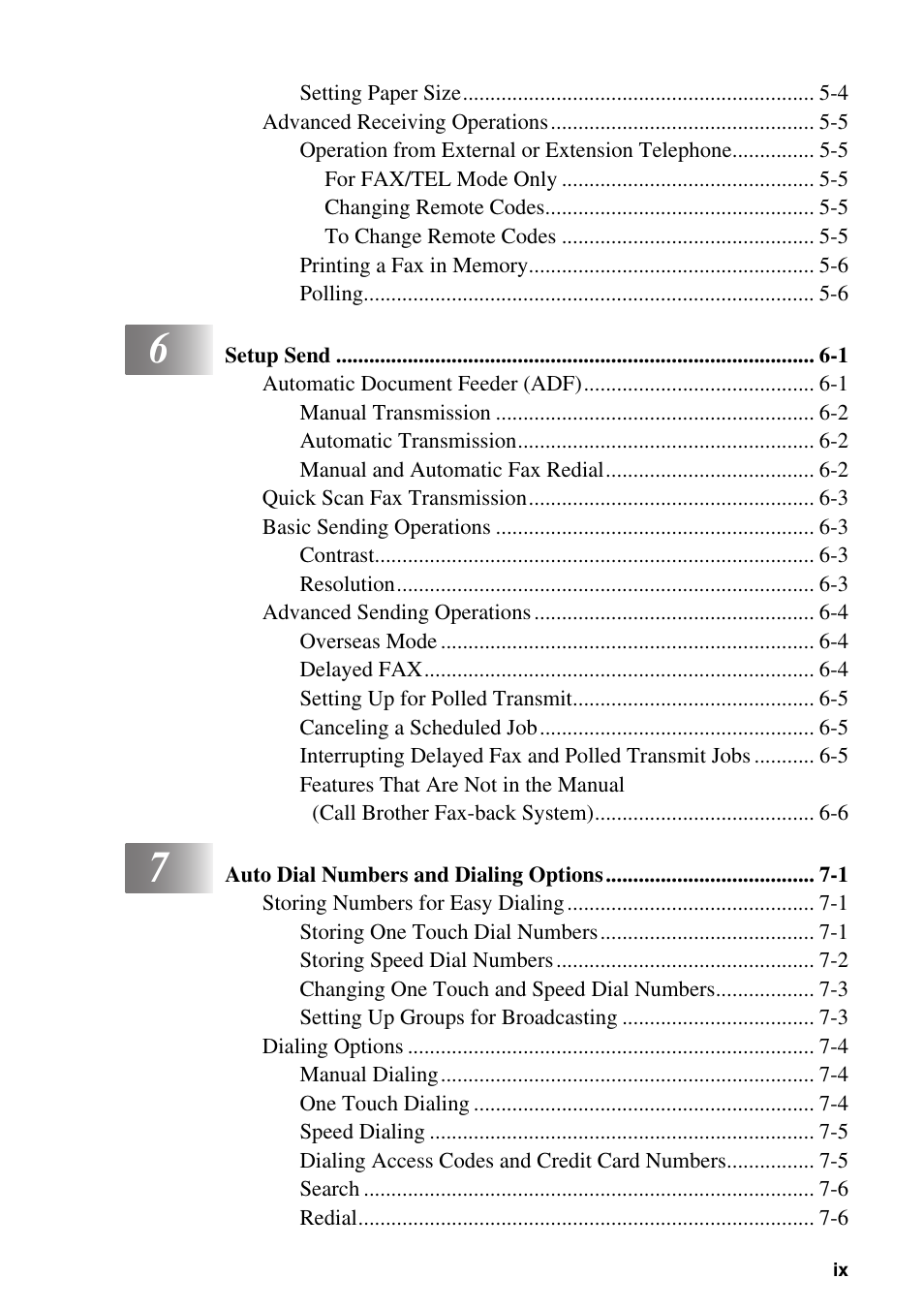 Brother FAX-775Si User Manual | Page 11 / 96