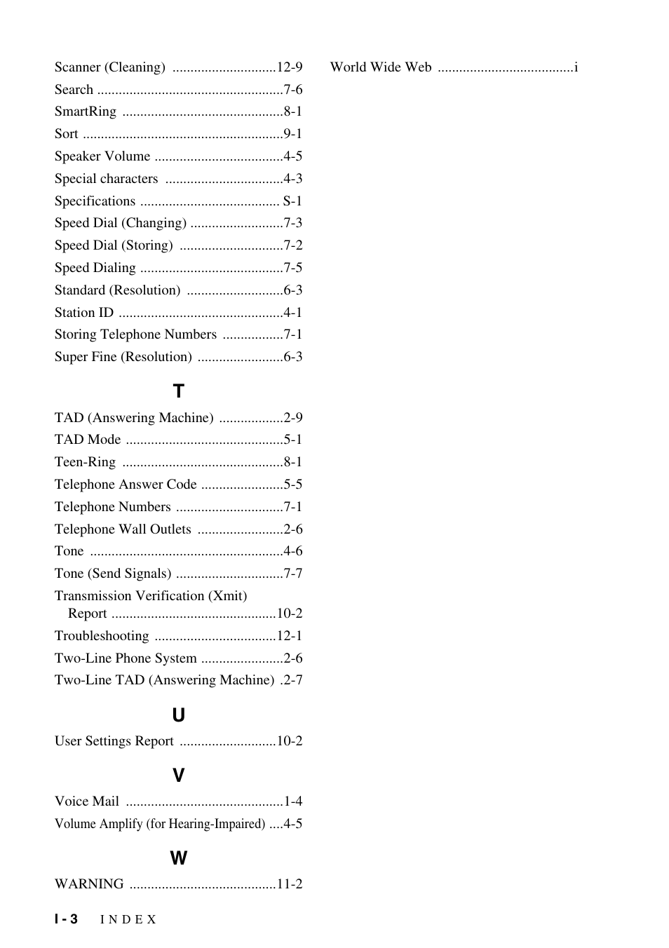 Brother FAX-775Si User Manual | Page 90 / 96