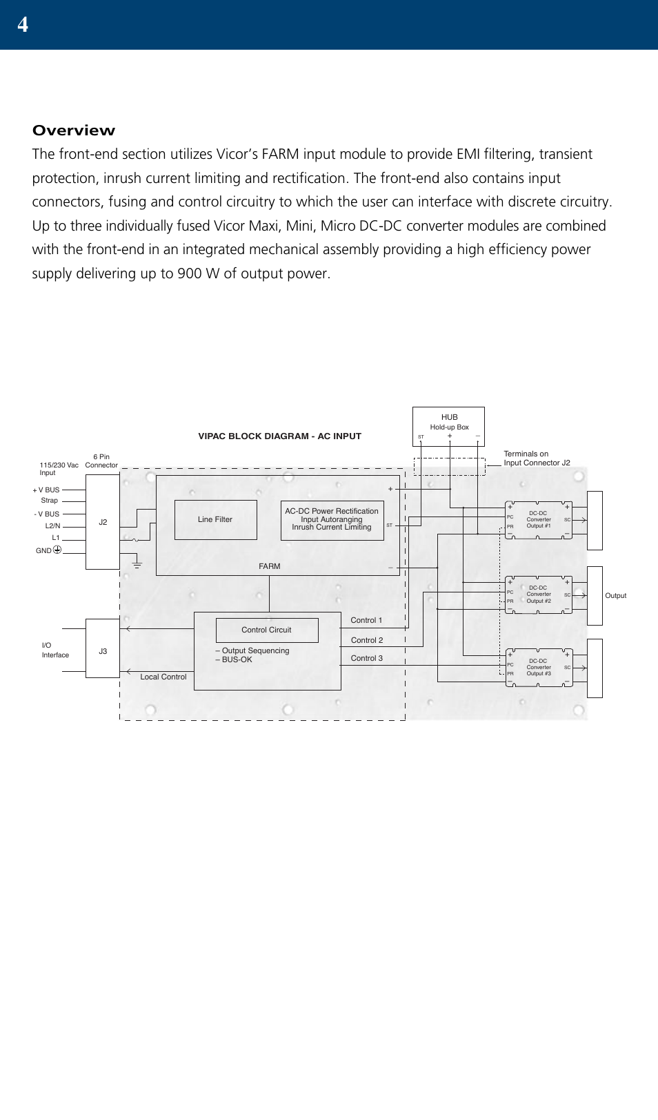 Vicor VIPAC Power System 50 – 900 Watt User Manual | Page 4 / 12